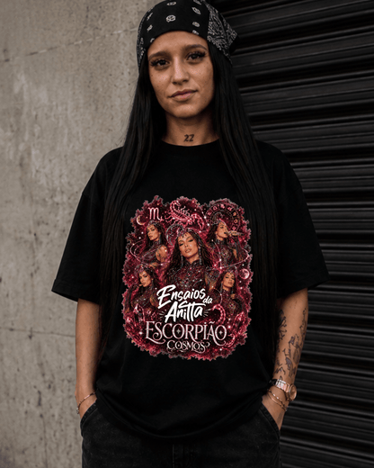 T-shirt Ensaios da Anitta Escorpião Cosmos Edition - SuDrops