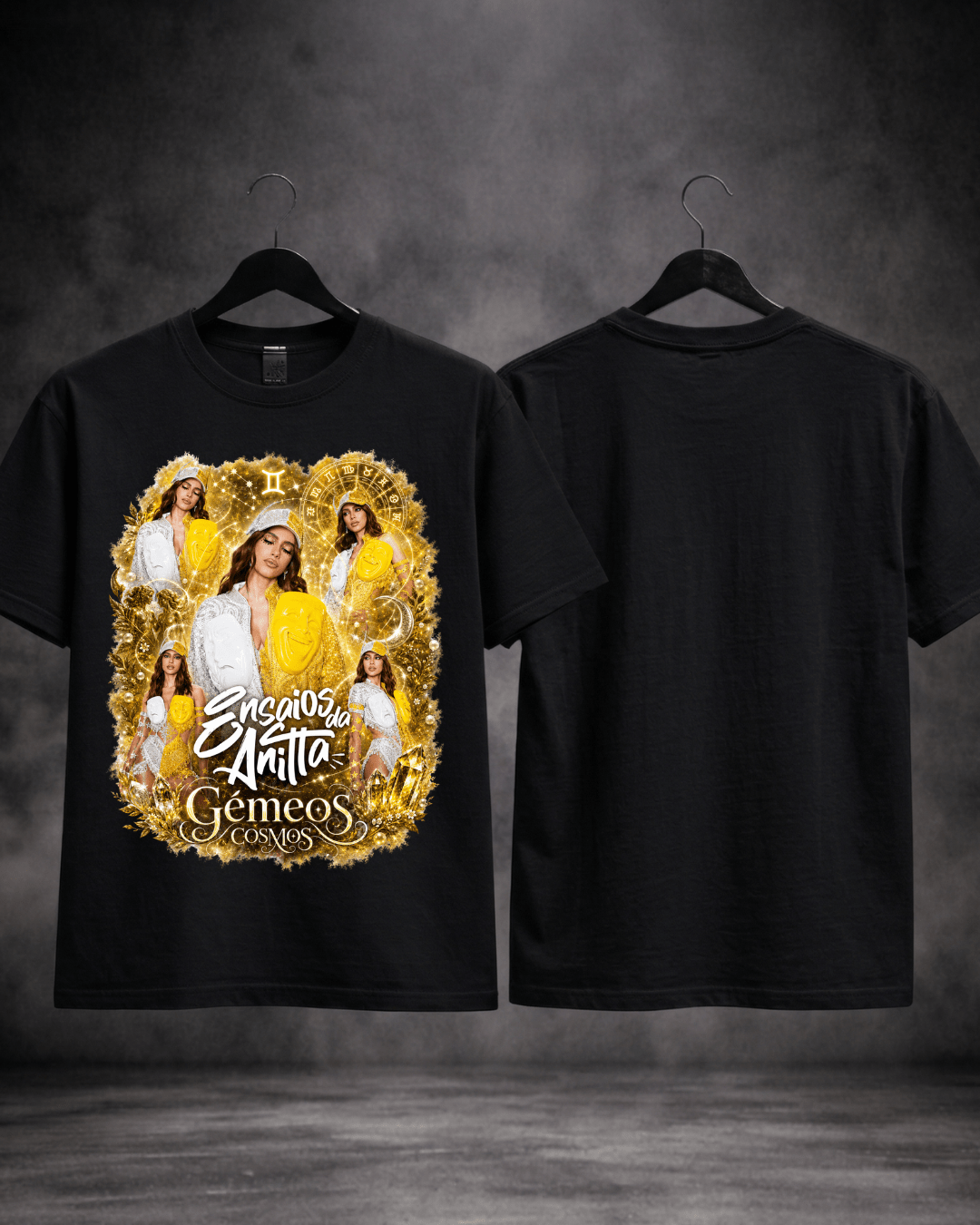 T-shirt Ensaios da Anitta Gêmeos Cosmos Edition - SuDrops