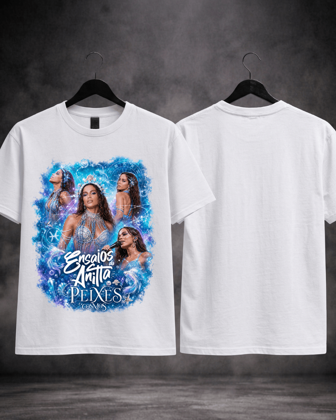 T-shirt Ensaios da Anitta Peixes Cosmos Edition - SuDrops