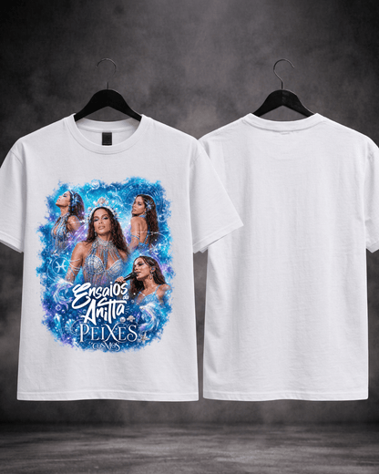 T-shirt Ensaios da Anitta Peixes Cosmos Edition - SuDrops