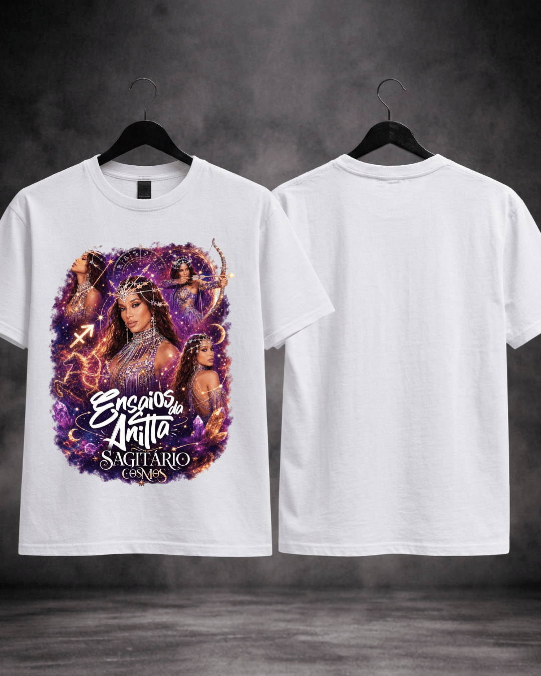 T-shirt Ensaios da Anitta Sagitário Cosmos Edition - SuDrops