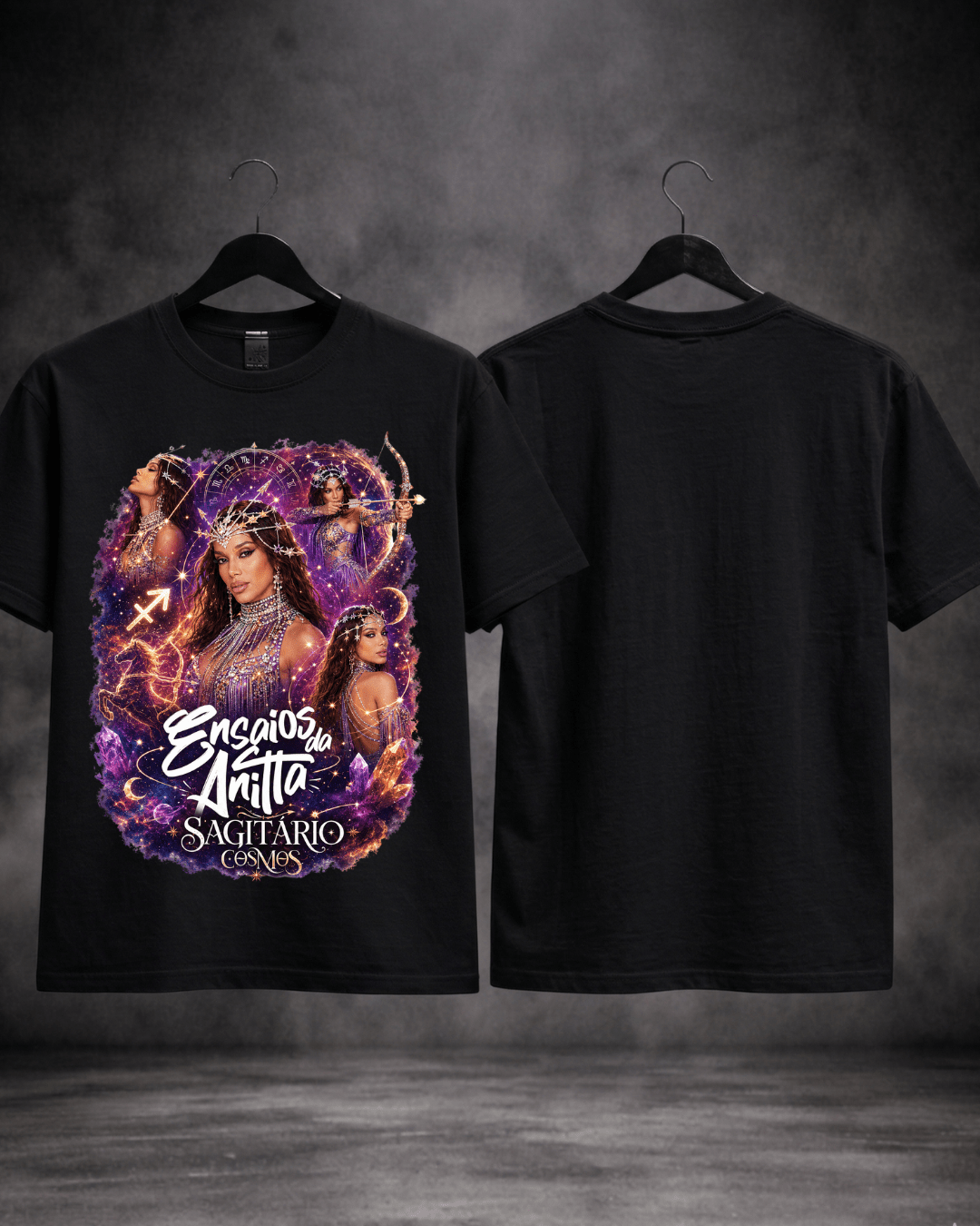 T-shirt Ensaios da Anitta Sagitário Cosmos Edition - SuDrops