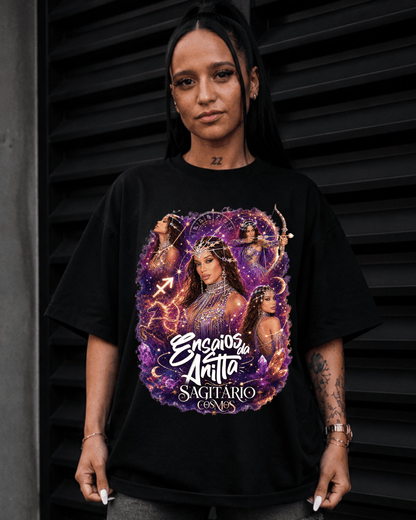 T-shirt Ensaios da Anitta Sagitário Cosmos Edition - SuDrops