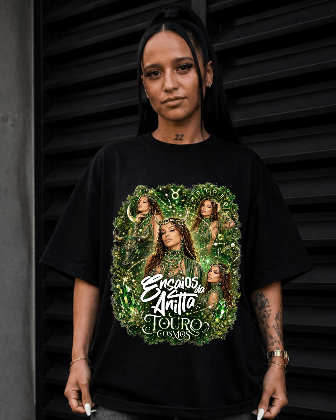 T-shirt Ensaios da Anitta Touro Cosmos Edition - SuDrops