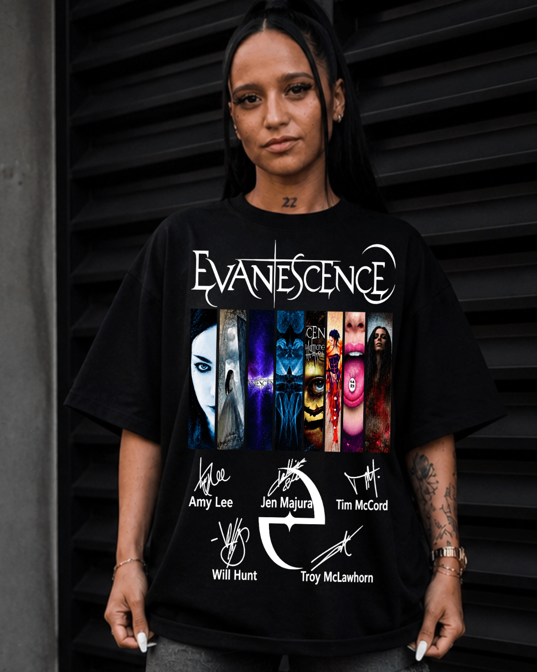 T-shirt Evanescence Discografia Edition - SuDrops