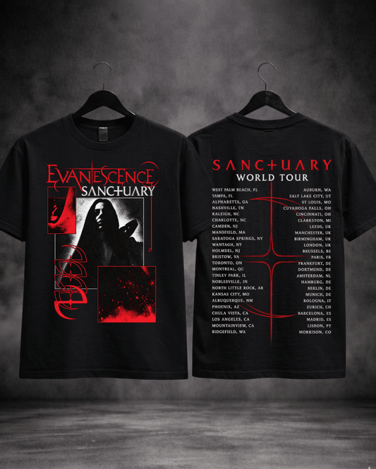 T-shirt Evanescence Sanctuary World Tour Edition - SuDrops