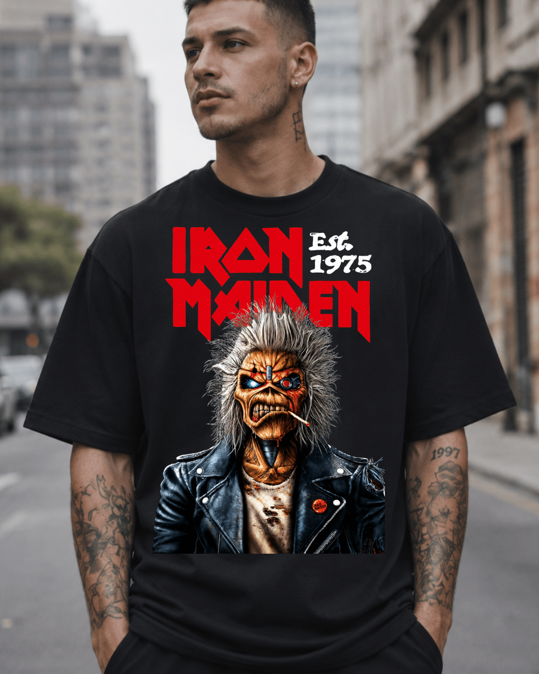 T-shirt Iron Maiden Eddie Est. 1975 Edition - SuDrops