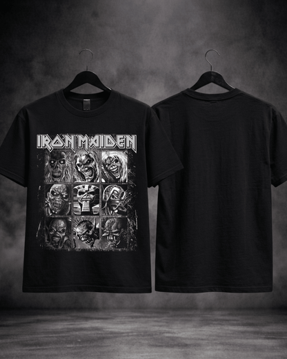 T-shirt Iron Maiden Eddie Faces Edition - SuDrops