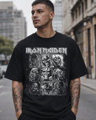 T-shirt Iron Maiden Eddie Faces Edition