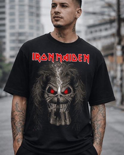 T-shirt Iron Maiden Eddie Silence Edition - SuDrops