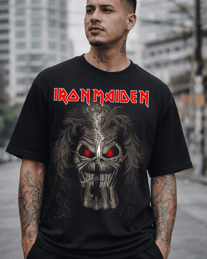 T-shirt Iron Maiden Eddie Silence Edition - Sudrops
