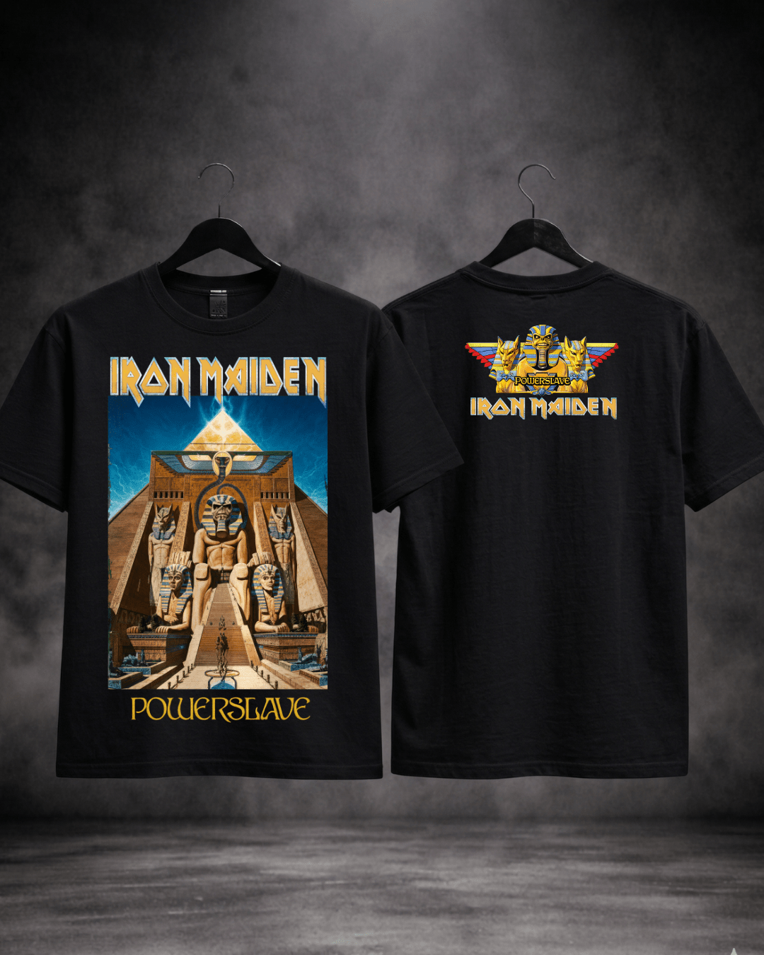 T-Shirt Iron Maiden Powerslave Preta - SuDrops