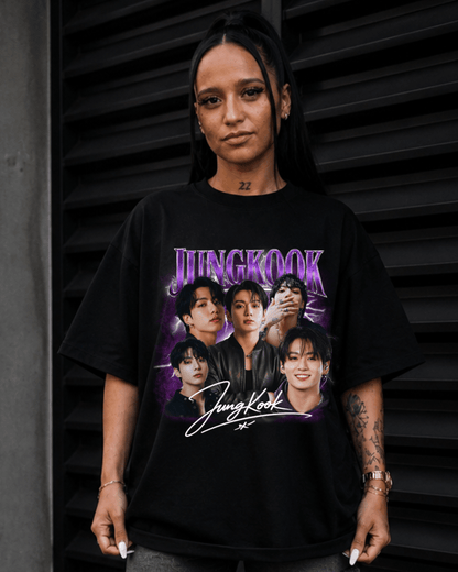 T-shirt Jungkook Purple Signature Edition - SuDrops