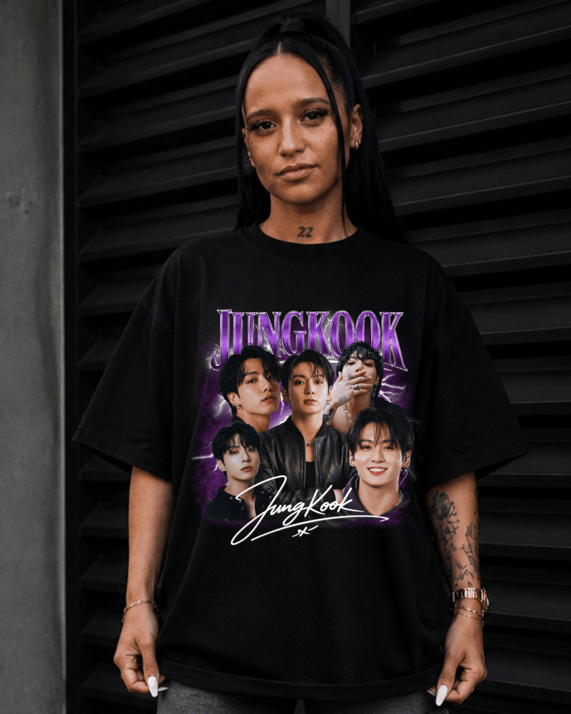 T-shirt Jungkook Purple Signature Edition - Sudrops