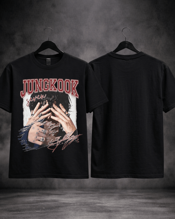 T-shirt Jungkook Seven Preta