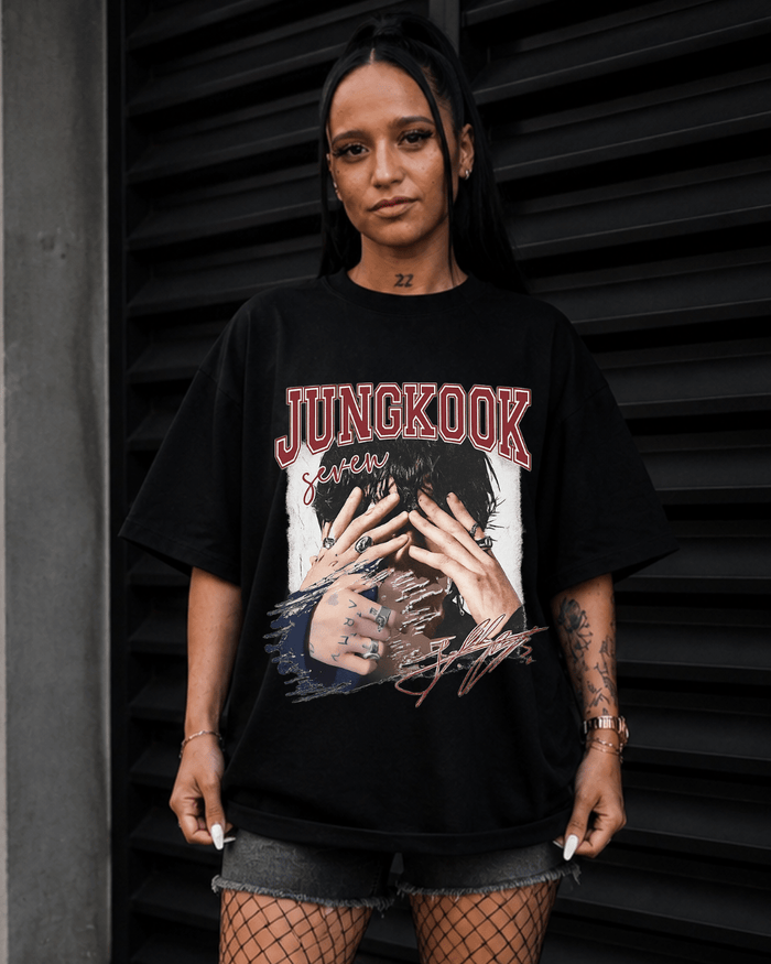 T-shirt Jungkook Seven Preta