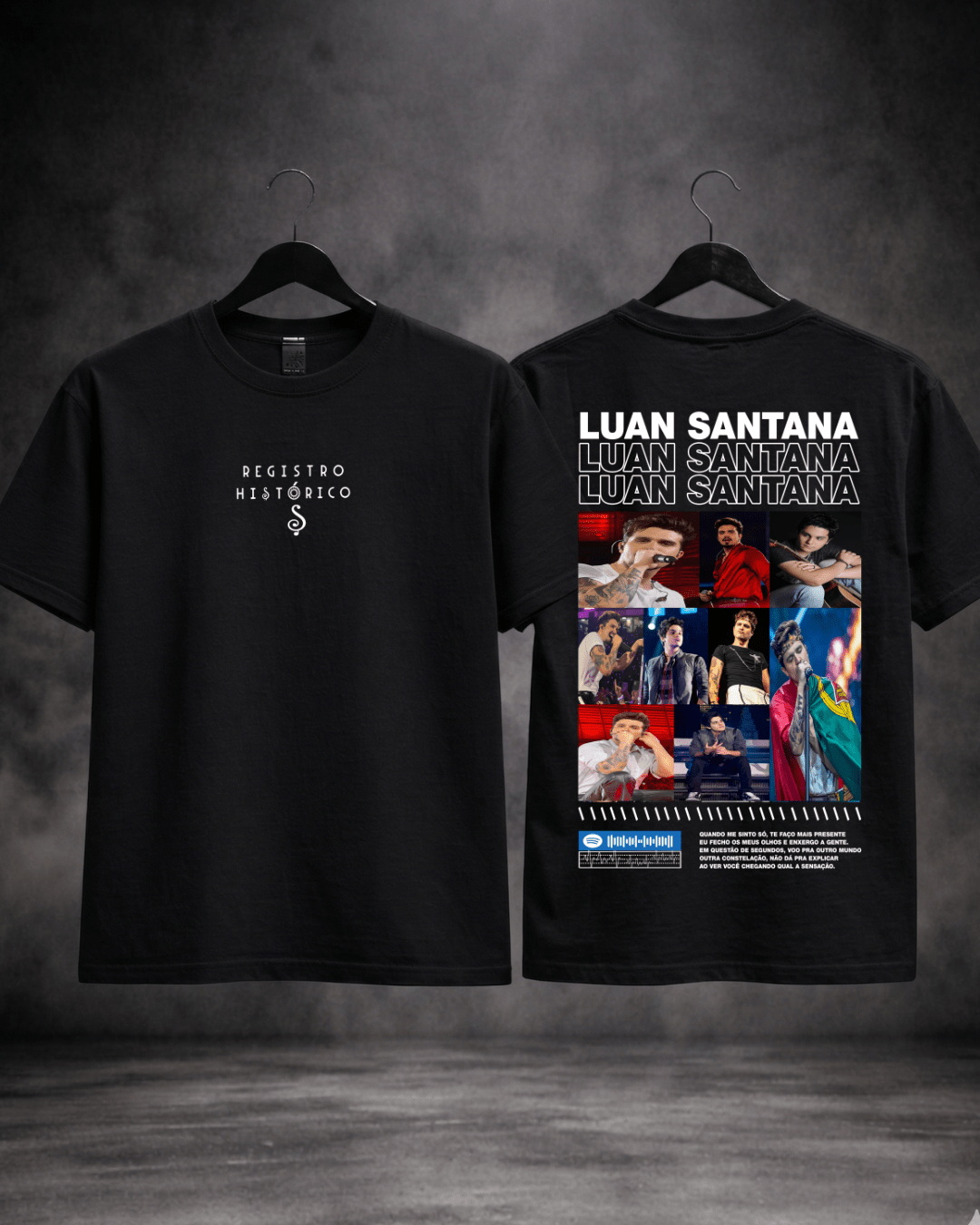 T-Shirt Luan Santana Constelação Preta - SuDrops