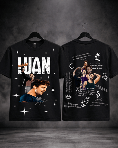 T-Shirt Luan Santana Coroa de Strass Preta - Sudrops