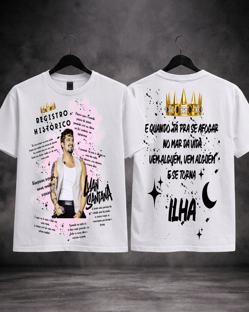 T-Shirt Luan Santana Ilha Branca - Sudrops