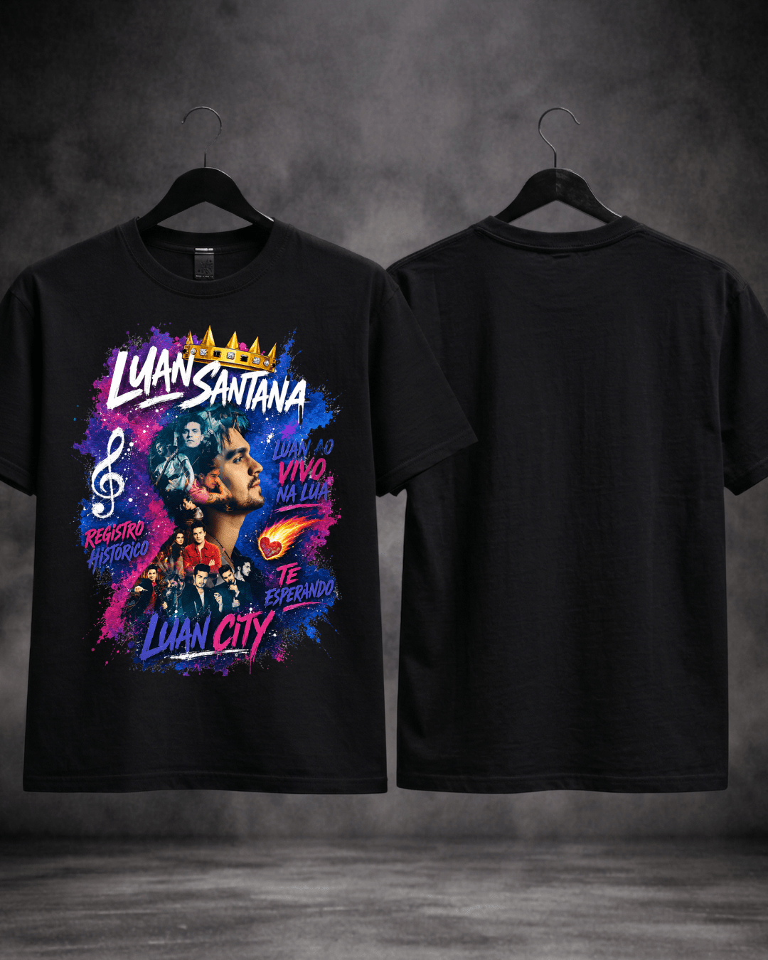 T-Shirt Luan Santana Luan City Preta - SuDrops