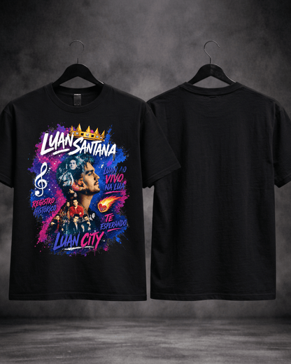 T-Shirt Luan Santana Luan City Preta - SuDrops
