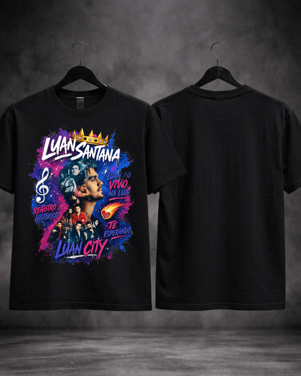 T-Shirt Luan Santana Luan City Preta