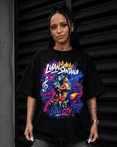 T-Shirt Luan Santana Luan City Preta