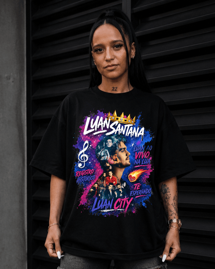 T-Shirt Luan Santana Luan City Preta