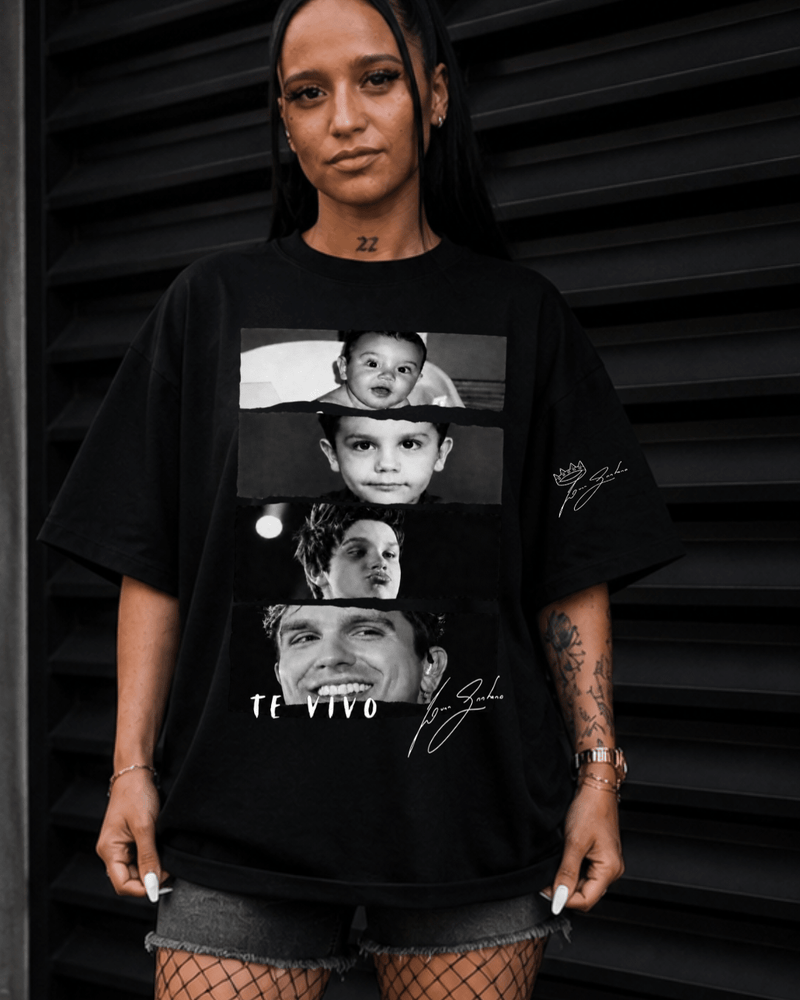 T-shirt Luan Santana Te Vivo preta - mockup principal - Sudrops
