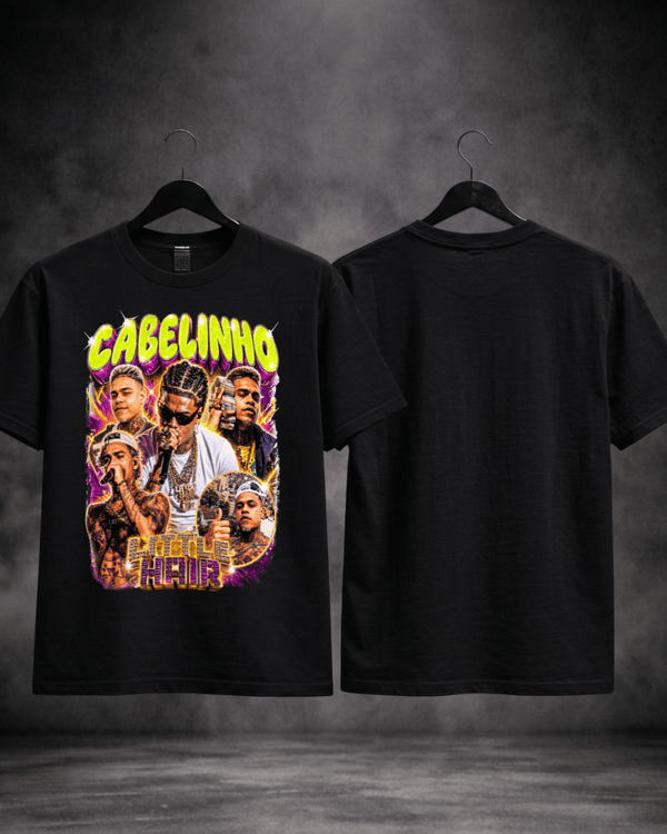 T-Shirt Mc Cabelinho Edição Limitada Preta