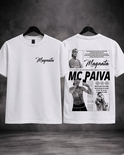 T-Shirt Mc Paiva Magnata Branca - Sudrops