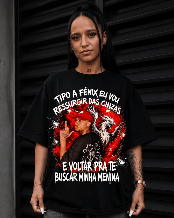 T-Shirt Orochi Fénix Preta - Sudrops