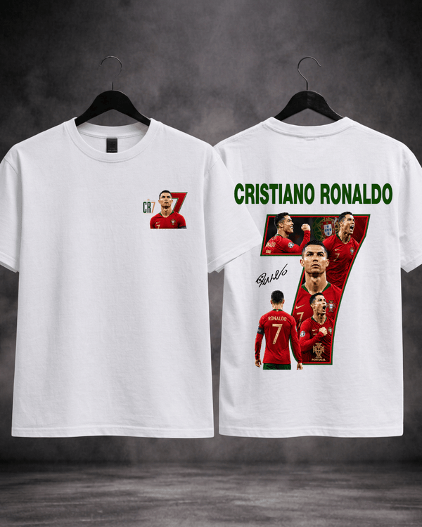T-Shirt Portugal CR7 Copa 2026 Branca