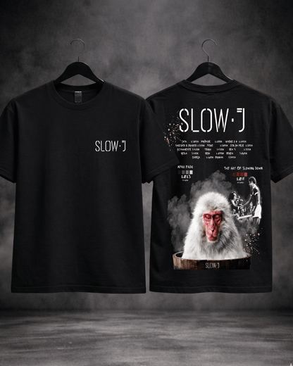 T-Shirt Slow J Afro Fado Preta - Sudrops