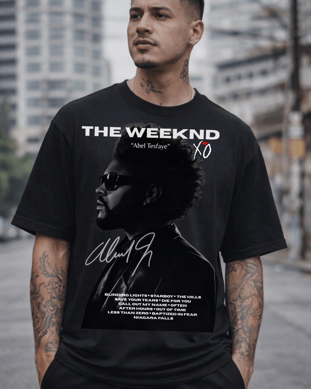 T-shirt The Weeknd Greatest Hits Edition - SuDrops