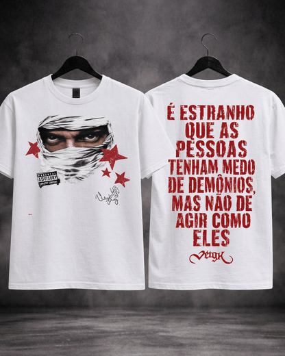T-Shirt Veigh Demónios Branca - Sudrops