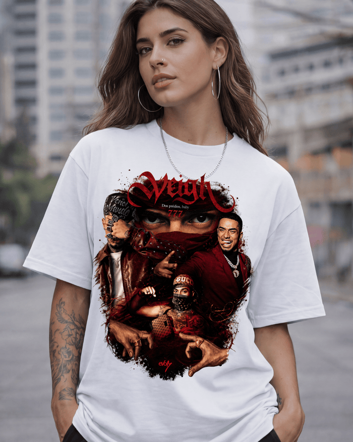 T-Shirt Veigh Perdoe-me Por Ser Um Astro Branca
