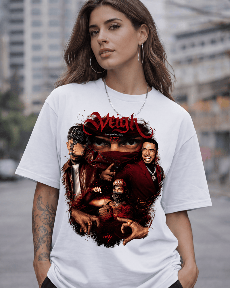 T-shirt Veigh Perdoe-me Por Ser Um Astro branca - mockup principal - Sudrops