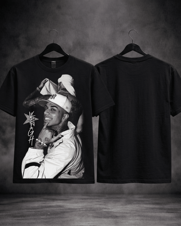 T-Shirt Veigh Retrato Preta
