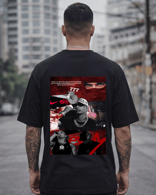 T-shirt Veigh 777 preta frente e costas - mockup principal - SuDrops