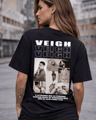 T-Shirt Veigh Edição de Fã Preta Rosa v2