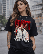 T-Shirt Veigh Eu Venci o Mundo Preta